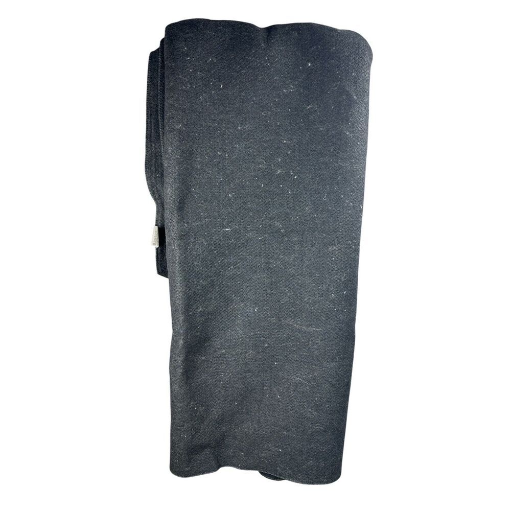 Wool Throw Blanket Gray NW2025‎ 62x80 Soft & Durable